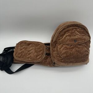 Tushbaby Hip Carrier Strapless Baby Velvet Sable Color - 5 Pockets (Tan/Brown)